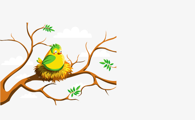 650x400 Birds Nest In The Nest, The Bird's Nest, Tree, Cartoon Png
