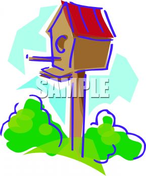 289x350 Free Standing Birdhouse
