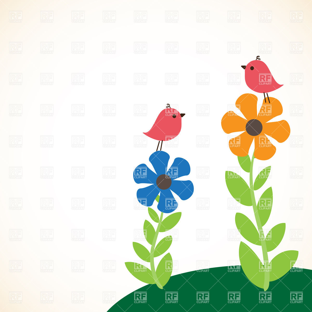 1200x1200 Simple Birds With Flowers Drawings Simple Birds And Flowers