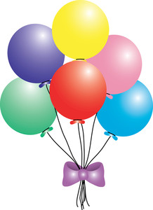 218x300 Birthday Balloons Free Birthday Balloon Clip Art Clipart 4