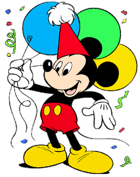 282x356 Disney Birthdays And Parties Clip Art Disney Clip Art Galore