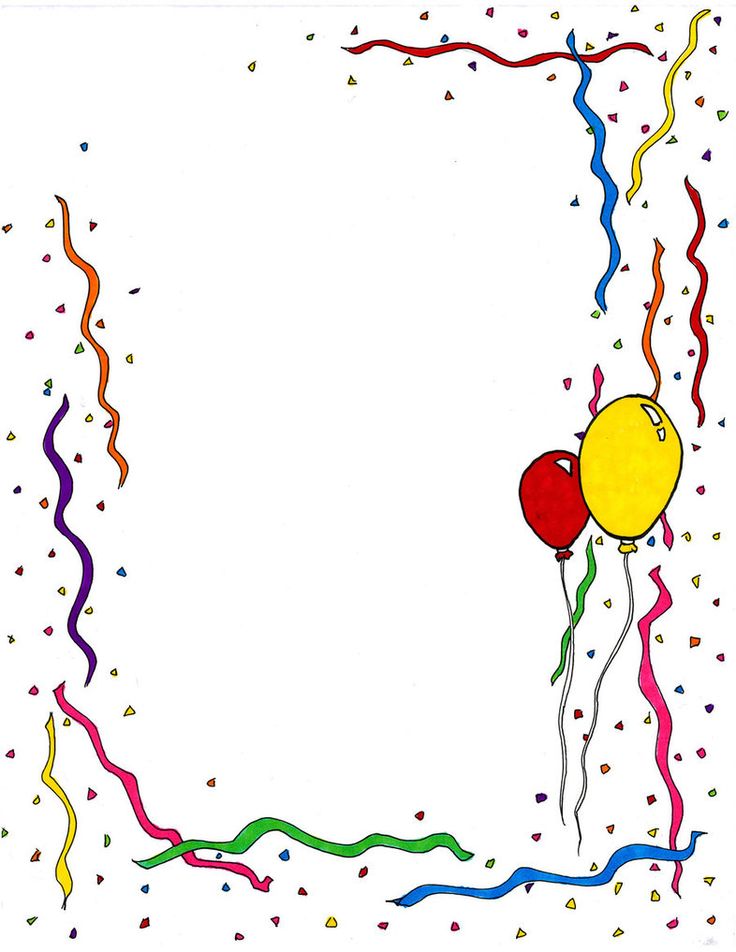 736x952 Image Of Birthday Border Clipart