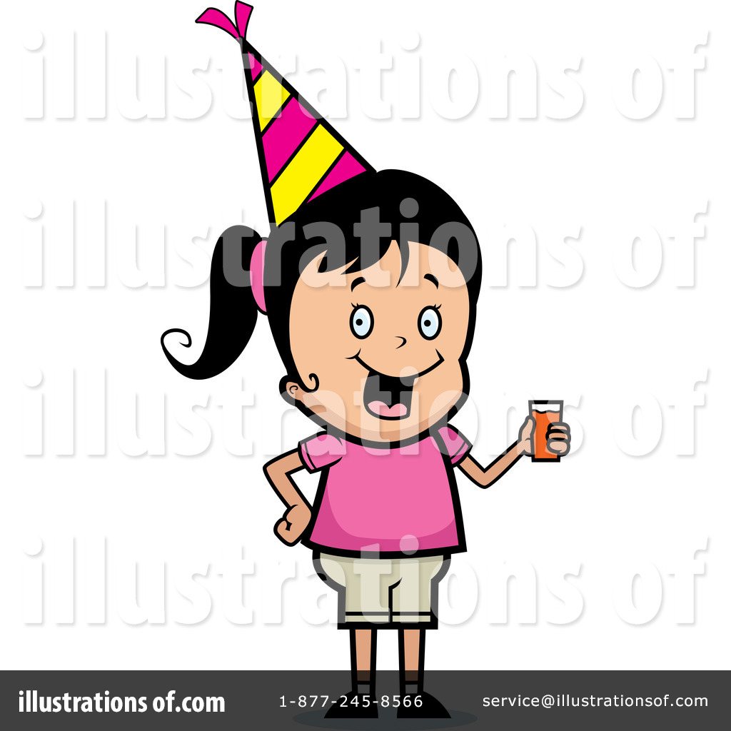 1024x1024 Birthday Girl Clipart