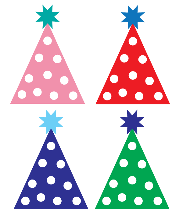 600x700 Free Party Hat Clipart Designs
