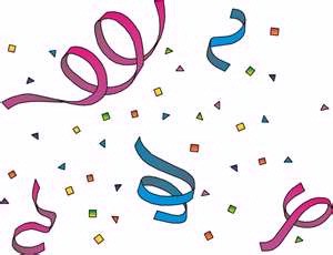 300x230 Celebration Seven Rainbow Birthday Party Balloons Free Clip Art