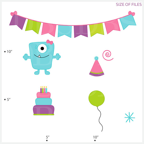 570x570 Monster Aliens Clipart Clip Art Birthday Party