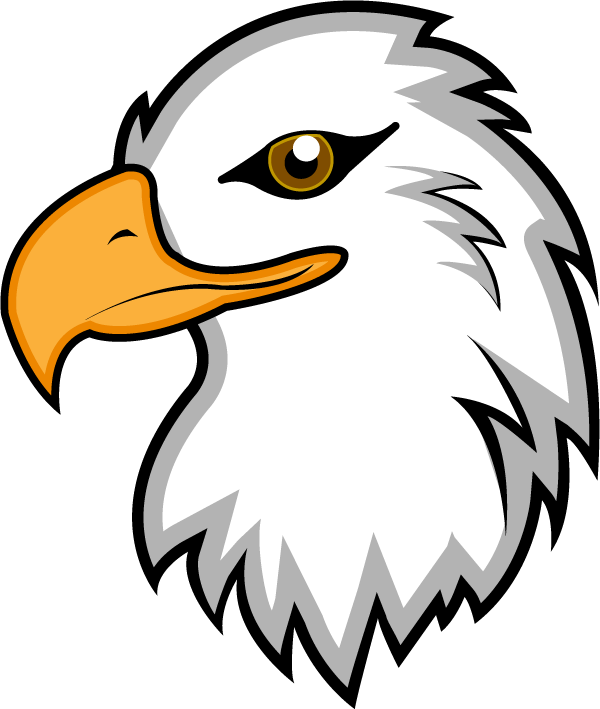 600x709 Black Eagle Clipart Transparent Background