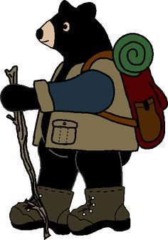 236x337 Clipart Of A Black Bear School Mascot Character Wearing A Backpack