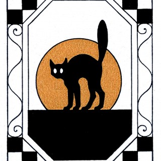 320x320 Vintage Halloween Clipart Cat Fun For Christmas