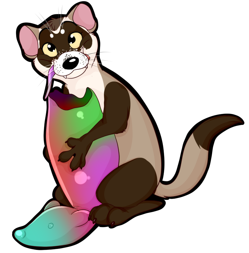 797x810 Black Footed Ferret By Mochiferretart