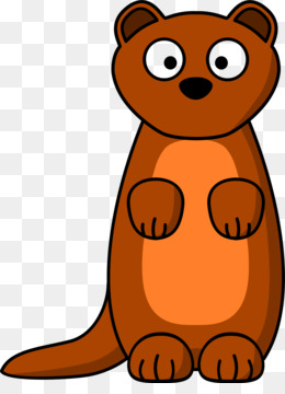260x360 Black Footed Ferret Drawing Clip Art