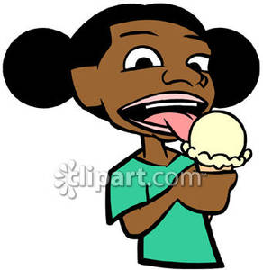 292x300 Young Black Girl Clipart
