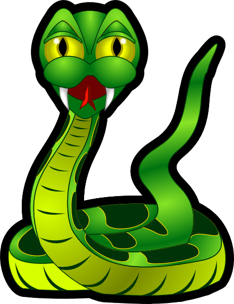 462x600 Snake Green Clip Art