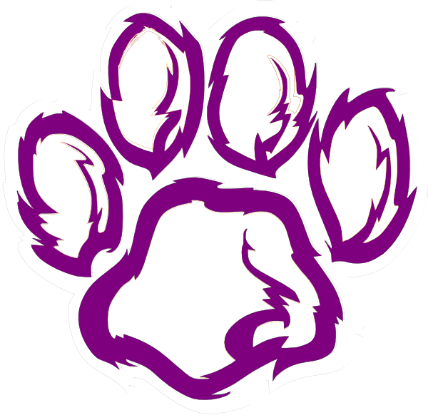 600x582 Purple Clipart Black And White