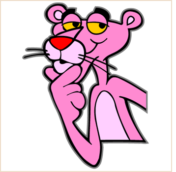 358x350 Clipart Pink Panther