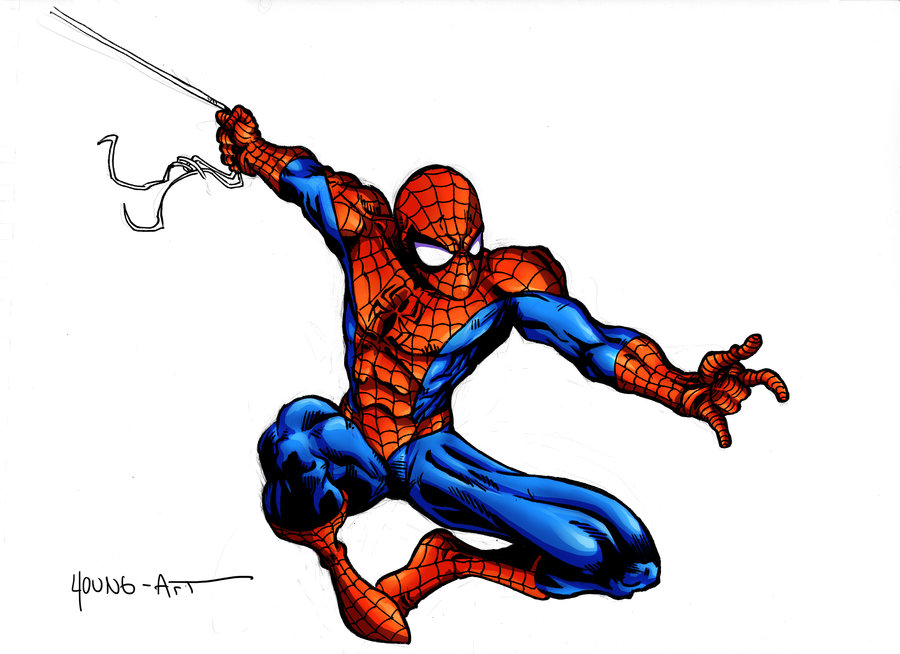 900x654 Spider Man New Colouring Style By Parisalleyne