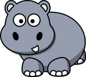 298x267 Amazing Hippo Clip Art Cartoon Clipart Party Guy Baby Black