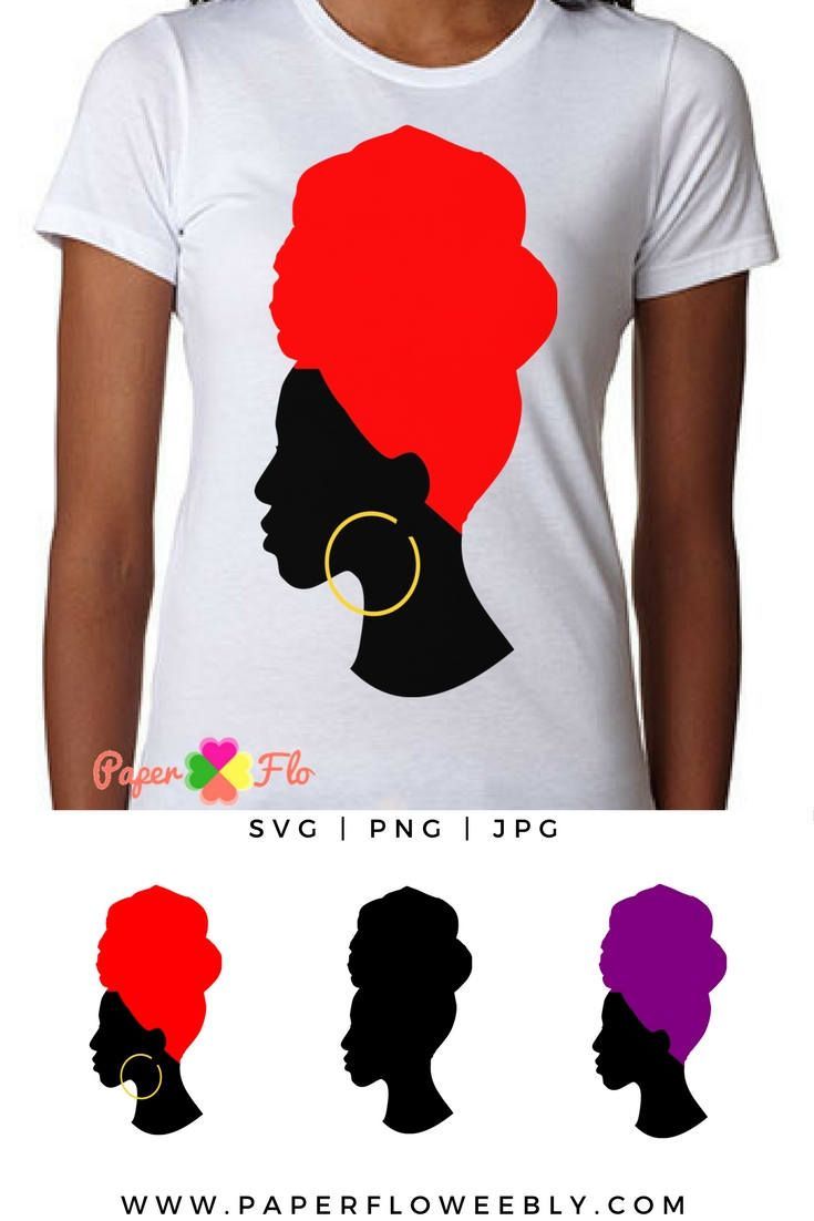 735x1102 Headwrap Svg Silhouette Clip Art Black Woman Head Wrap Jpg File