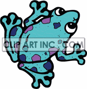 292x300 Royalty Free Blue Tree Frog Clipart Image, Picture Art