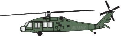 400x120 Black Hawk Helicopter Clip Art