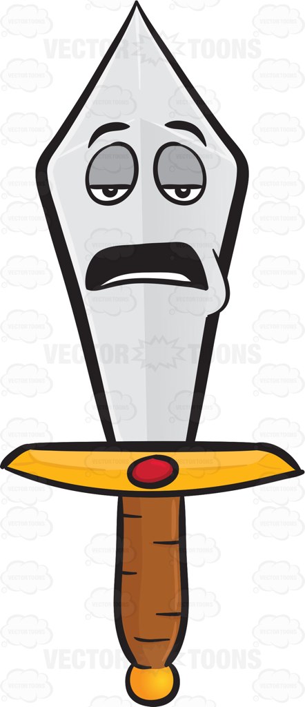 442x1024 Silver Blade Clipart