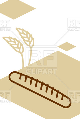 269x400 Bakery Blank Poster Design Template Royalty Free Vector Clip Art