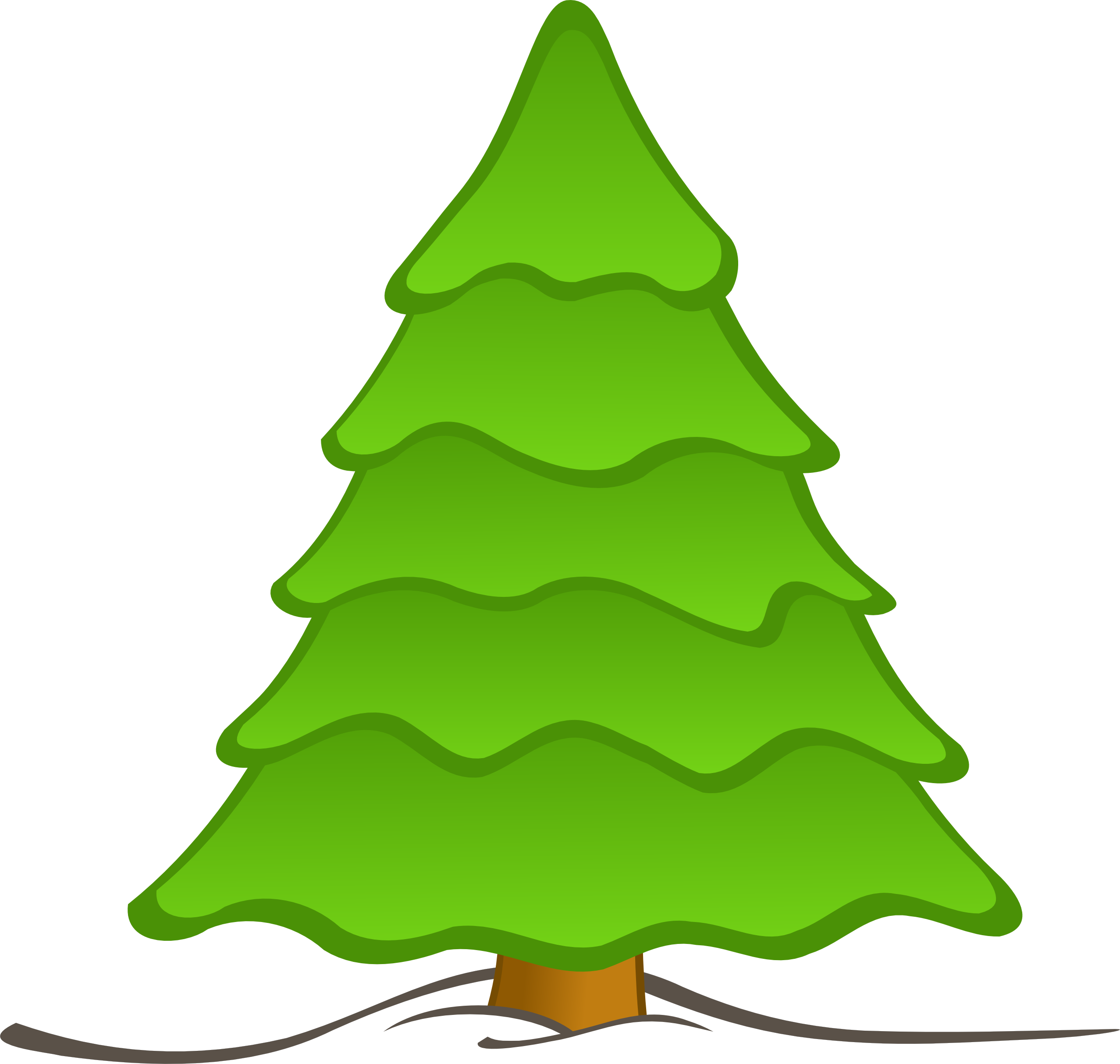 2555x2428 Collection Of Blank Christmas Tree Clipart High Quality