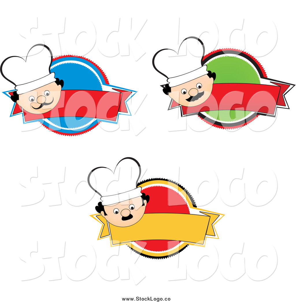 1024x1044 Vector Clipart Of A Chef Face Logos And Blank Banners By Andresr