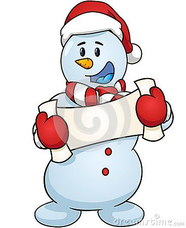 Blank Snowman Clipart