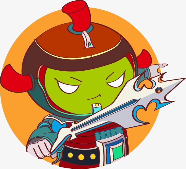 609x555 Little Monster, Color, Sword, Fighting Png Image And Clipart