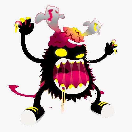 500x500 Monster Mouth, Us Man, American Comics, Graffiti Png Image