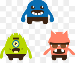 260x220 Paper Sticker Monster