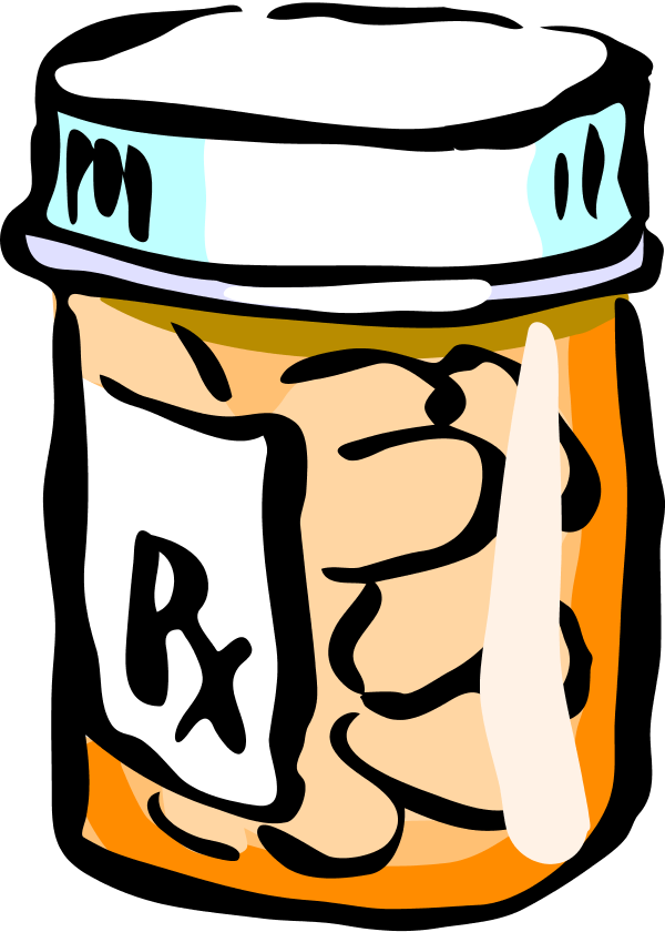 600x840 Vector Clip Art Of Pills And Bottle Public Domain Vectors