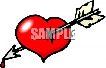 350x226 Bleeding Heart Shot With An Arrow