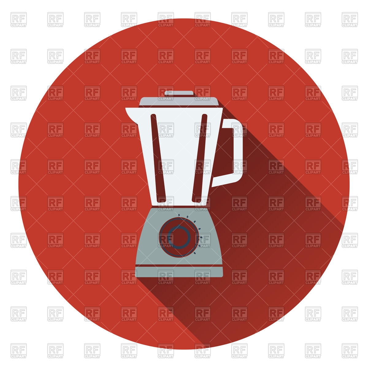 1200x1200 Flat Design Of Kitchen Blender Icon Royalty Free Vector Clip Art