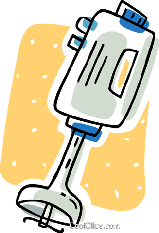 327x480 Hand Blender Royalty Free Vector Clip Art Illustration Vc006337
