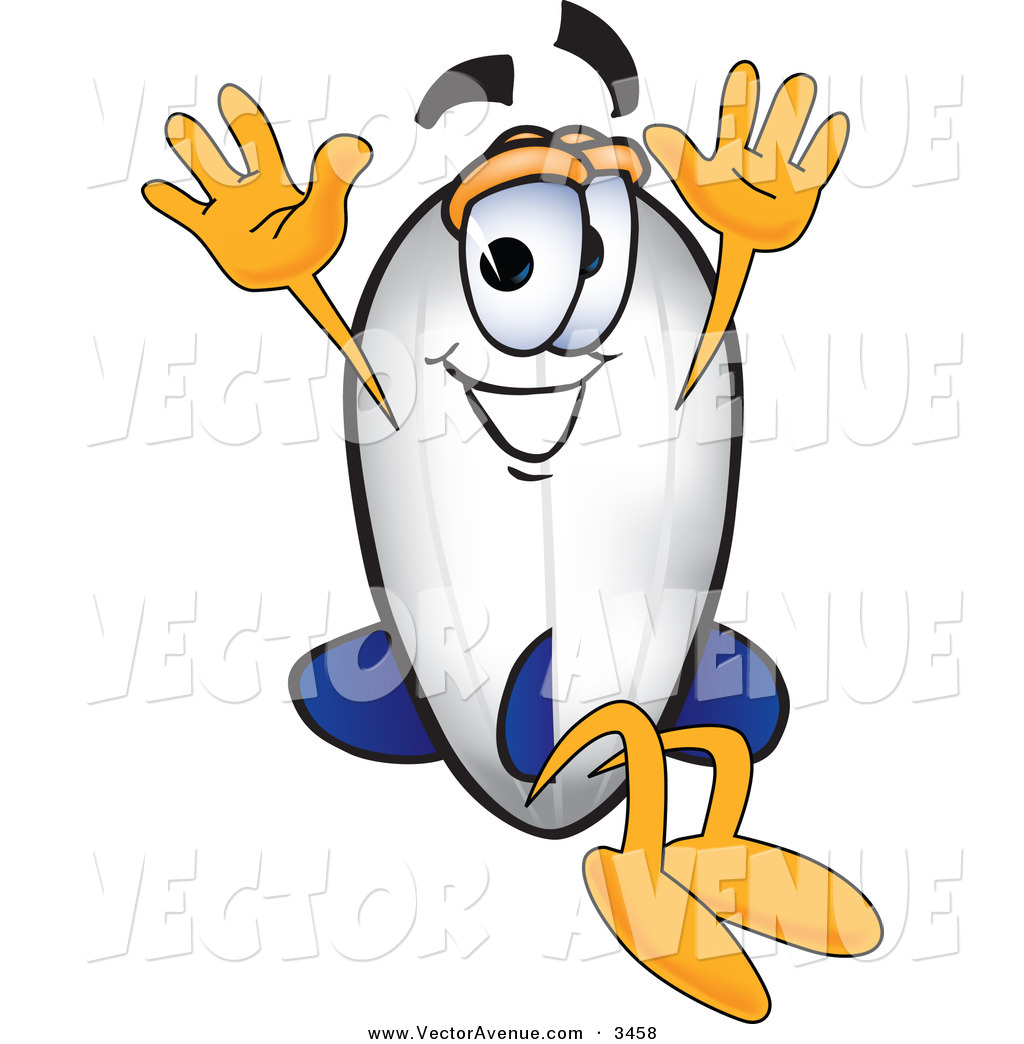 1024x1044 Vector Of A Cheerful Blimp Mascot Cartoon Character Jumping By