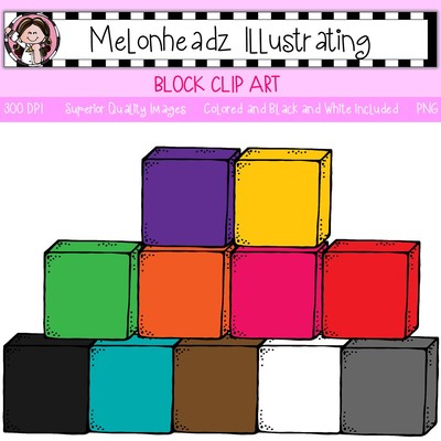 400x400 Block Clip Art