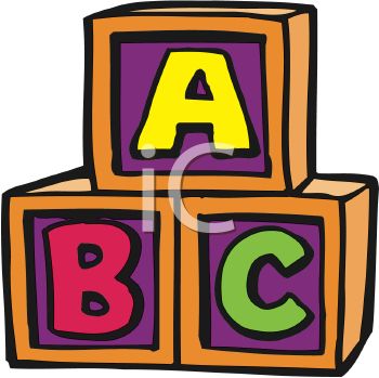350x349 Child's Alphabet Blocks