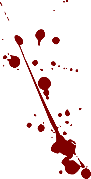 300x590 Fresh Blood Splatter Clip Art At Clker Com Vector Online