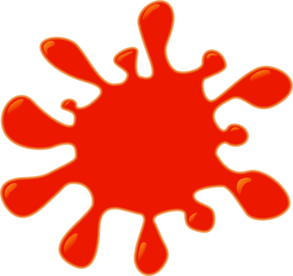 600x566 Red Blood Splat Clip Art