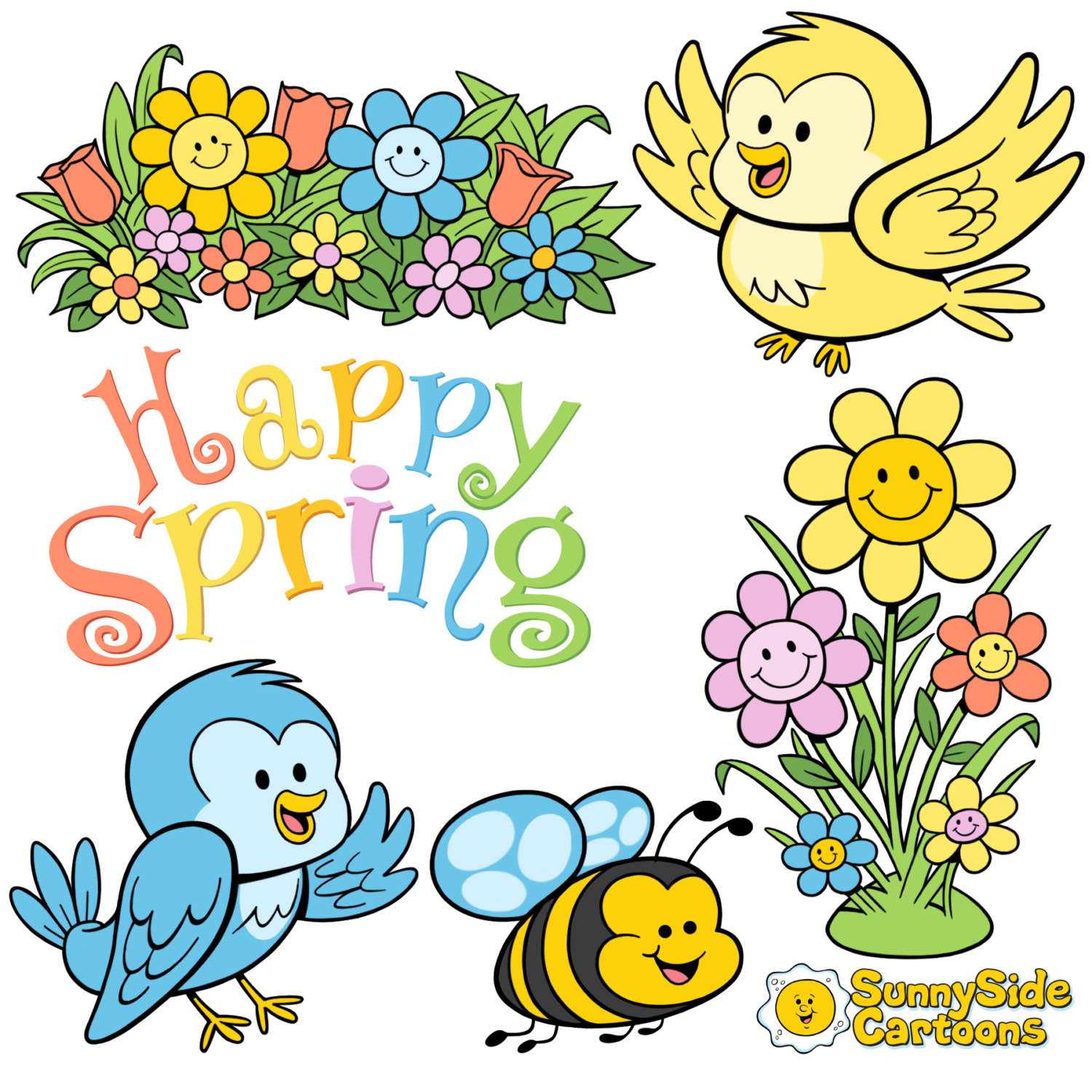 1500x1500 Springtime Cartoons Make Your Projects Really Bloom