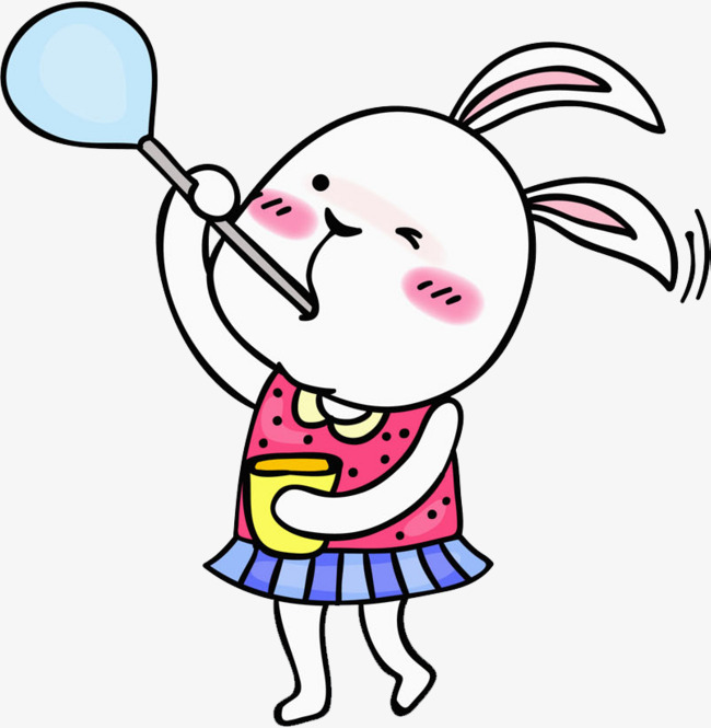 650x665 Bubble Bunny, Hand, Blow Bubbles, Lovely Png Image And Clipart
