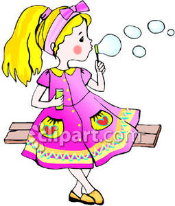 255x300 Little Girl Blowing Some Bubbles
