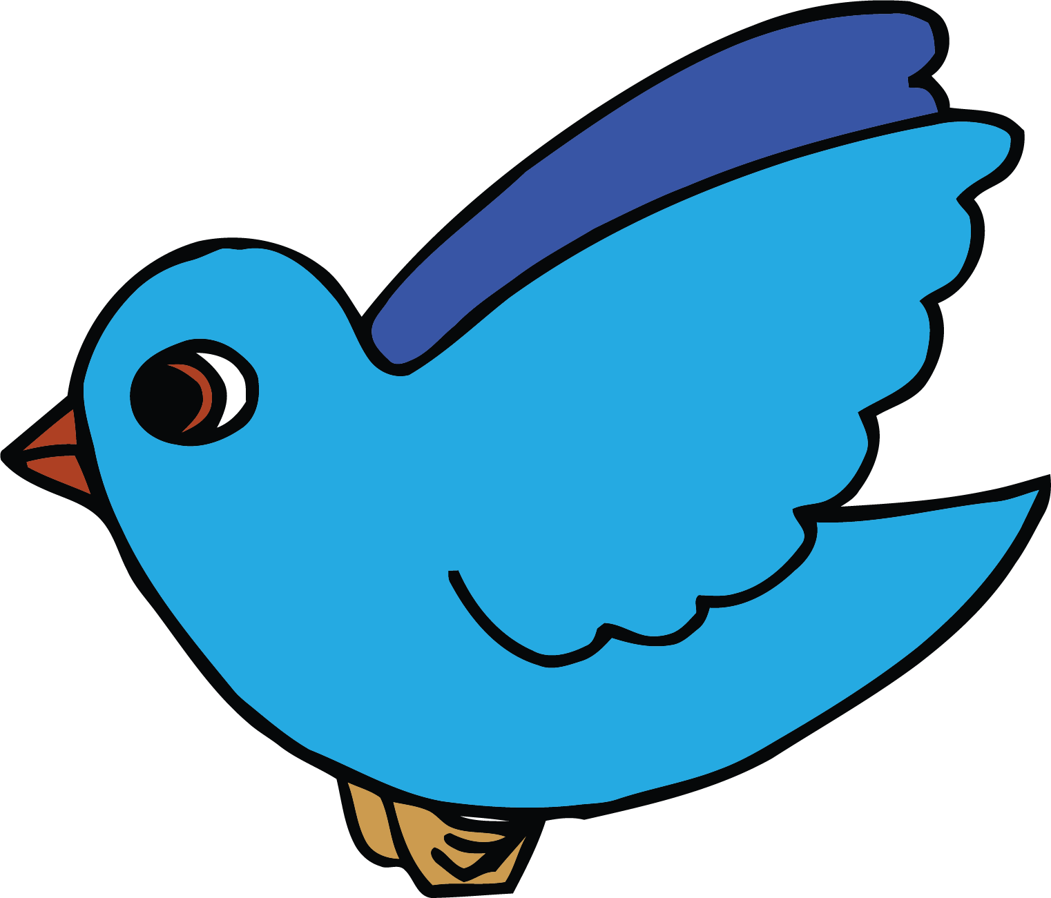1522x1301 Sky Blue Bird Clipart Png