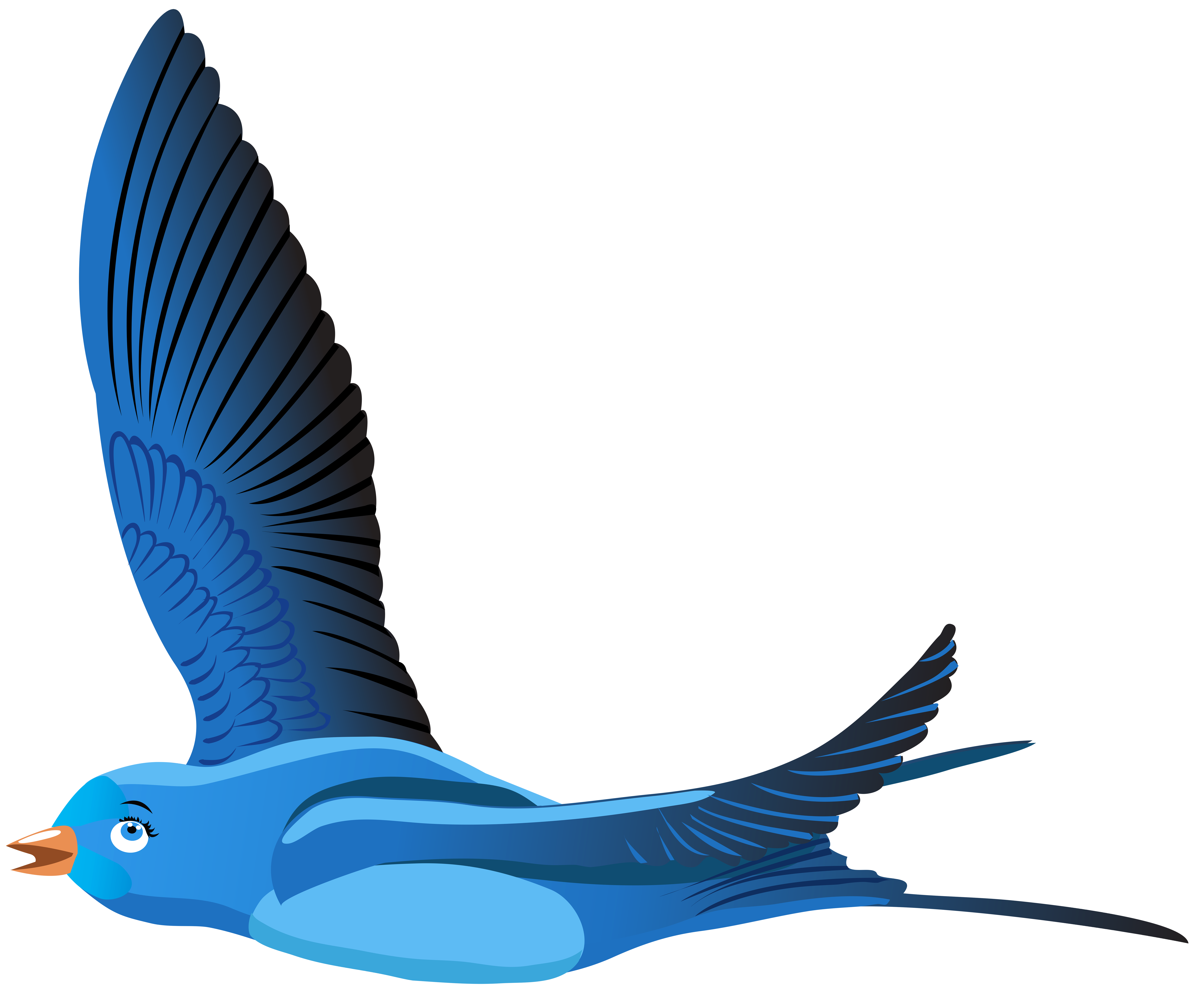 8000x6747 Blue Bird Cartoon Transparent Clip Art Png Imageu200b Gallery