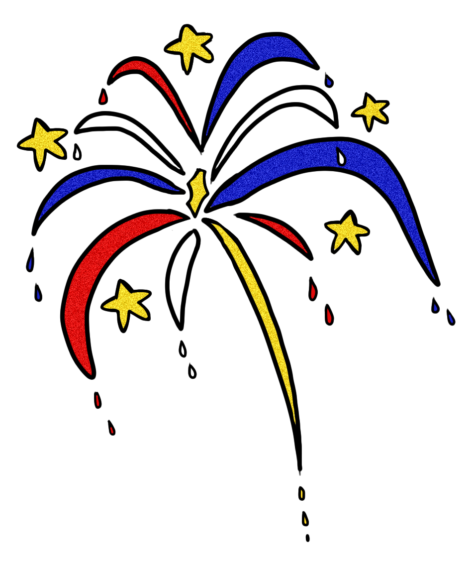 947x1129 Fireworks Clipart