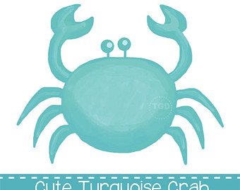 340x270 Preppy Crab Clip Art Etsy