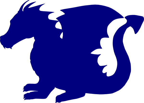600x430 Blue Dragon Clip Art