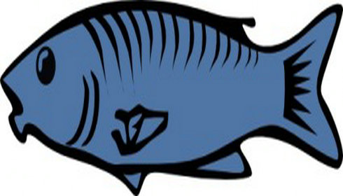 490x280 Blue Fish Clip Art Clipart Panda